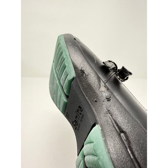 Sanita Clogs Danish Design Black Nursing Liquicell Slip Ons Size EU 37 US 7 - Picture 6 of 8